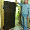 Working out how to hang our 'new' (200 year old) oak plank & ledge door